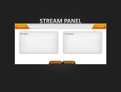 Listener & Admin Stream Panel