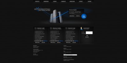 Black Spitzenhosting Design